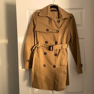 Zara tan Pea Coat size S